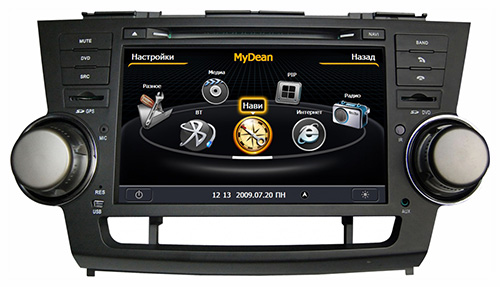Магнитола MyDean 1035 (Toyota Highlander 2008-) Магнитола MyDean 1035 (Toyota Highlander 2008-)