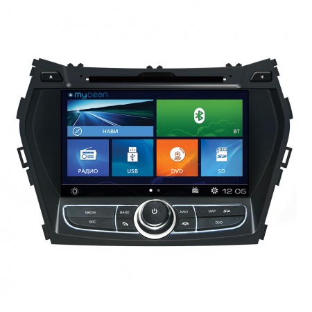 Магнитола MyDean 2209 Hyundai Santa Fe (2013-) Магнитола MyDean 2209 Hyundai Santa Fe (2013-)