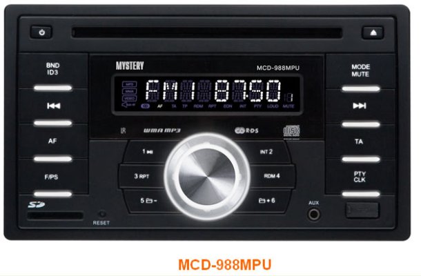 Магнитола Mystery MCD-988MPU Магнитола Mystery MCD-988MPU
