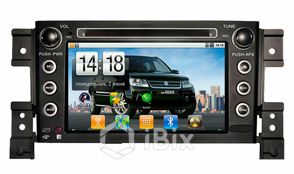 Магнитола iBix Suzuki Grand Vitara Магнитола iBix Suzuki Grand Vitara